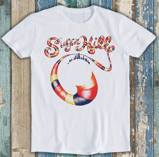 Sugar Hill Records NY Rap Hip Hop Music Gang Grandmaster Gift Tee T Shirt Mens Womens Tees Top M1379_viptrois.com