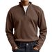 Half Zip Sweatshirt Ethnic Style 3d Printing Half Zip Sweatshirt Men's Sweatshirt_viptrois.com