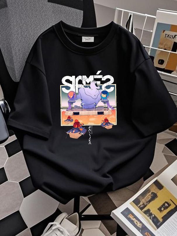Siames Mr. Fear Bounce Into The Music T-shirt Unisex Cotton Tee S-4XL CB773 Fashion Streetwear Top For Everyday Wear Versatile Graphic Summer_viptrois.com