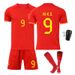 Men's home jersey No. 7 Wu Lei No. 9 Exxon sports suit adult children's football uniform_viptrois.com