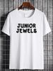 Junior Jewels T-Shirt Stretched Breathable Fashion Summer Casual Slightly Designer Clothes Comfortable Soft Versatile Unisex Homme Stylish_viptrois.com