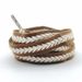 Shoelaces Wheat Ear Shoelaces For Women's Canvas Shoes Woven In Black And White Wide And Flat Extra Wide And Thick Shoelaces 1.5cm Wide_viptrois.com