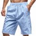 Men's Clothing Men's Summer Thin Casual Loose Shorts Linen Outer Wear For Beach Style For Formal & Casual For Men_viptrois.com