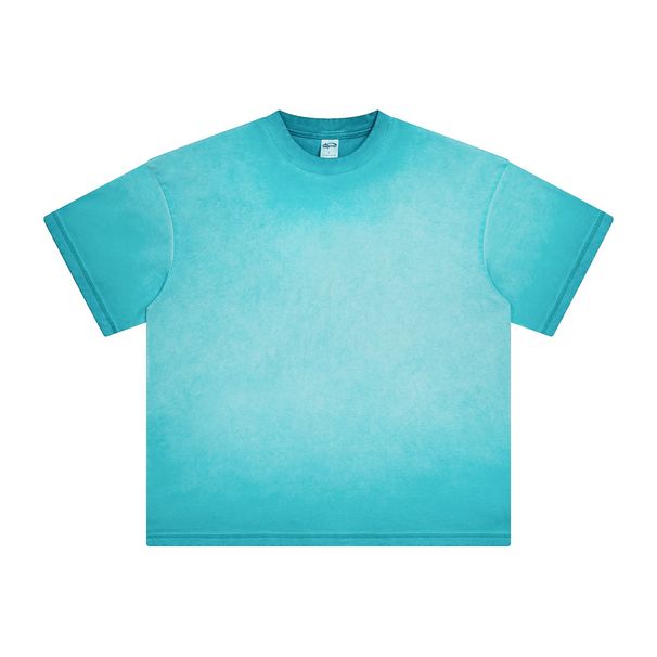 Men's Clothing Summer Dyed Old Washed Men's and Women's Suit Short Sleeve Shorts Street Fashion Retro Couple Outfit_viptrois.com