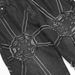 High Street Design Spider Web Denim Straight Men's National Trend Niche Punk Wide Leg Pants_viptrois.com