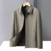 CT High-Quality Jacket Spring New Style Middle-Aged And Elderly Leaders Light Business Turn-Down Collar Coat Dad Men's_viptrois.com