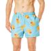 Men's Fun Printed Fashion Boxer Swim Trunks Loose Short Casual Beach Pants Hot Spring Shorts_viptrois.com