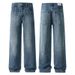 Men's Clothing Retro Cleanfit Straight Leg Jeans Loose Casual Trousers Classic Straight Leg Jeans - Vintage Washed Denim Pants For Cleanfit Style_viptrois.com