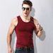 Men's Clothing Men's vest polyester sports casual white hurdle slim fit large size sleeveless t shirt youth summer bottoming fitness_viptrois.com