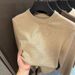 Men's Classic Round Neck Knit Sweater – Autumn & Winter Pullover, Soft & Warm Casual Long Sleeve Top (White, Black, Dark Gray, Maroon, Apricot)_viptrois.com