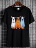 Whippet Halloween T Shirt Ghost Costume Dog Lovers Owner Present Greyhound Apparel Spooky Versatile Unisex Top For Everyday Wear Graphic_viptrois.com