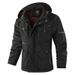 Men's Waterproof Parka Jacket With Hood - Windproof Outdoor Raincoat For Hiking, Travel & Daily Wear_viptrois.com