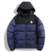 Unisex Winter Hooded Coat With Windproof & Thermal Padding - Oversized IS Letter Print Casual Jacket For Couples_viptrois.com