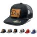 Unisex Baseball cap, leather label on the DAD letter pattern suitable for travel and wear outdoor net hat_viptrois.com