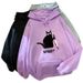 Autumn Winter New Candy Color Couple Matching Personalized Print WHAT? Black Cat Graphic Hoodie Sweatshirt_viptrois.com