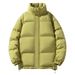 2025 Winter New Stand-up Collar Padded Jacket Couple Jacket Thickened Padded Clothing Men's Outdoor Trendy Brand Loose Warm Bread Clothing_viptrois.com