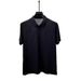 Men’s ClothingSummer Ice Silk Thin Breathable Men's Short Sleeved Shirt Business Casual Lapel T Shirt Solid Color Simple All Match Top Trend_viptrois.com
