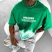 Men's Loose Letter-printed Round Neck Casual T-shirt_viptrois.com