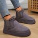 SHLIANG New Winter Women Snow Boots Plush Warm Non Slip Waterproof Ladies Flats Sneakers Casual Slip on Female Ankle Boots Botas Mujer Y0078_viptrois.com