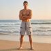 Men's Cargo Shorts - Cotton Blend Casual Shorts With Multiple Pockets, Straight Fit, Summer Workwear & Street Style_viptrois.com