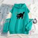 American Style Color Block For Men, Loose Fit, Niche OMGIM Pullover, Cool Outerwear Sweatshirt_viptrois.com