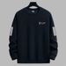 Men's Clothing T Shirt Men's Autumn And Winter Ins Trendy Brand Loose Thickened Casual Bottoming Shirt Young Students Printed Round Neck Sweatshirt_viptrois.com
