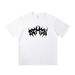 Men's Clothing 230G100% Cotton T Shirt Trendy Brand Dark Style Letter Printing Rock Style Men's Pullover_viptrois.com