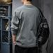 Cotton Versatile Long Sleeve T-Shirt Men's American Hoodie Spring And Autumn New Loose Bottom Shirt_viptrois.com