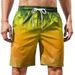 2025 Men's Four-season Casual 3D Printed Straight-cut Sports Beach Pants With Drawstrings_viptrois.com