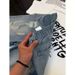 Cleanfit Men's Blue Ripped Denim Shorts Summer Retro Cropped Straight Leg Five Point Pants_viptrois.com