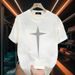 2024Men's High-quality Round-neck Pullover Short-sleeved T-shirt_viptrois.com