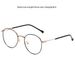 Men's Sunglasses Ultra Light Plain Style Round Frame Glasses Frame Simple Metal Anti Blue Light Glasses Net Celebrity Hot Color Changing Glasses_viptrois.com