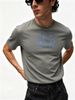 3 Pack Men's Oversized T-Shirts, 100% Cotton Crew Neck Casual Tees, Relaxed Fit Monogram & "Paris" Print Design, Black White Grey_viptrois.com