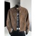Cross-Border Melard Matte Stand Collar Leather Men's Autumn Cleanfit Flight Motorcycle Jacket Regular Shoulder_viptrois.com