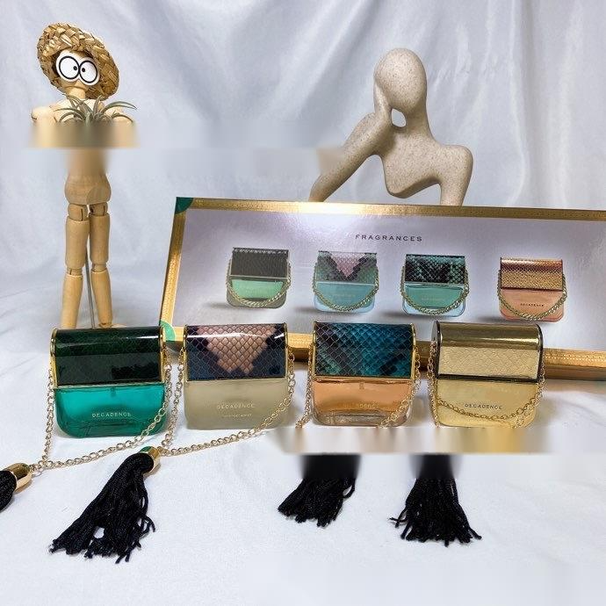 Makeup Mark Luxury Enchanting Small Handbag Women's perfume Set of 30ml * 4_viptrois.com