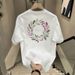 Men's Clothing High End Short Sleeved T Shirt Summer Trendy Simple Printed Pure Cotton Round Neck T Shirt_viptrois.com