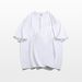 Heavy 260g Three-pin Combed Cotton Summer Short-sleeved T-shirt Men's Simple Bare Body Solid Color Regular Crew Neck T-shirt_viptrois.com