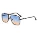 Men's Sunglasses New Double Beam Metal Cross Border Sunglasses Fashion Atmosphere Men's Square Glasses Advanced Trimmed Sunglasses Women_viptrois.com