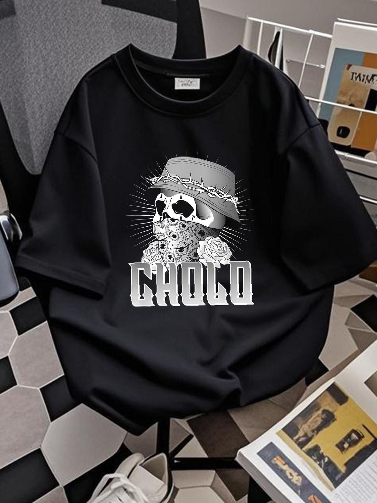 NEW LIMITED Chicano And Latino Cholo Mexican Slang Gangster T-Shirt Graphic Slightly Versatile Casual Summer Soft Comfortable_viptrois.com