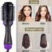 2-in-1 Hair Dryer & Volumizer Brush, Adjustable Temperature Settings, Wet And Dry Use Hot Air Comb For All Hair Types, Multi-functional Styling Tool F_viptrois.com