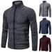 Loom Cross-Border Foreign Trade Men's European Size Thickened Long Sleeve Knitted Sweater Casual Outdoor Sports Cardigan_viptrois.com