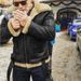 Men's Clothing Men's Suede Leather Shearling Coat – Thickened Winter Jacket With Warm Fleece Lining, Windproof & Stylish (Black, Khaki, Red, Blue)_viptrois.com