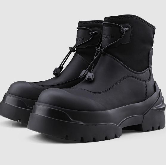 Men's Shoes Autumn Super Hot Couple Snow Boots Vibe Style Outdoor Functional Style Thick Bottom Short Boots_viptrois.com