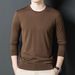 Pure 2025 Autumn Winter New 60 Count Australian Wool Fine Spun Round Neck Men's Sweater One Piece Dropshipping X6X99_viptrois.com