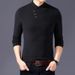 Factory Direct Supply Half Turtleneck Long Sleeve Plus Size Casual T-Shirt Men's Base Shirt 8523#_viptrois.com