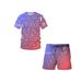 Men's 3D Printed T-Shirt Short Sleeved Math Geometry Print Loose Casual Top European American Style Custom Made Design_viptrois.com