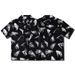 Men's Clothing Spring And Summer High Street Style Fashion Dark Palm Digital Printing Lapel Loose Casual Short Sleeved Shirt_viptrois.com