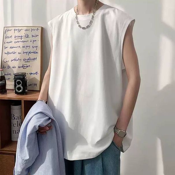 2025 New Sleeveless Vest Men's Summer Fashion Brand_viptrois.com