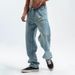 American Style Ditreed Jean For Men And Women, Wahed Vintage Looe Wide-Leg Straight Trendy High Street_viptrois.com