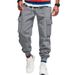 Men's Clothing Heavyweight Cargo Jogger Pants - Stretch Workout Sweatpants With Multiple Pockets, Relaxed Fit, Tapered Leg For Casual & Streetwear_viptrois.com